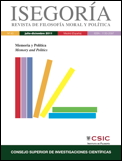 "Isegoría. Revista de Filosofía Moral y Política" publica el Vol. 59 de 2018