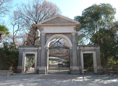 Puerta del Rey del Real Jardín Botánico