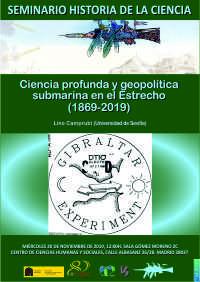 Seminario Historia de la Ciencia: "Ciencia profunda y geopolítica submarina en el Estrecho (1869-2019)"