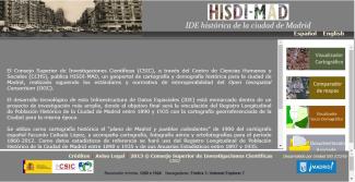 HISDI-MAD. Infraestructura de Datos Espaciales (IDE) histórica de la ciudad de Madrid
