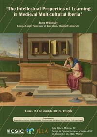 Seminario: “The Intellectual Properties of Learning in Medieval Multicultural Iberia”