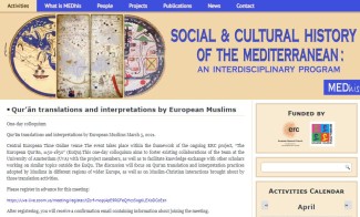 Social and Cultural History of the Mediterranean. An interdisciplinary program (MEDhis)