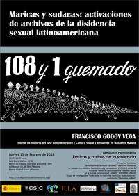 Seminario permanente 'Rastros y Rostros de la Violencia': "Maricas y sudacas: activaciones de archivos de la disidencia sexual latinoamericana"