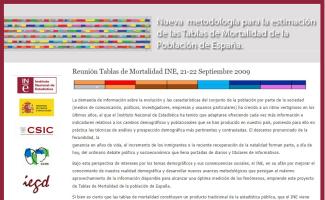 Nueva metodología para la estimación de las Tablas de Mortalidad de la Población de España