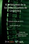 XLIV Simposio Internacional de la Sociedad Española de Lingüística (SeL)