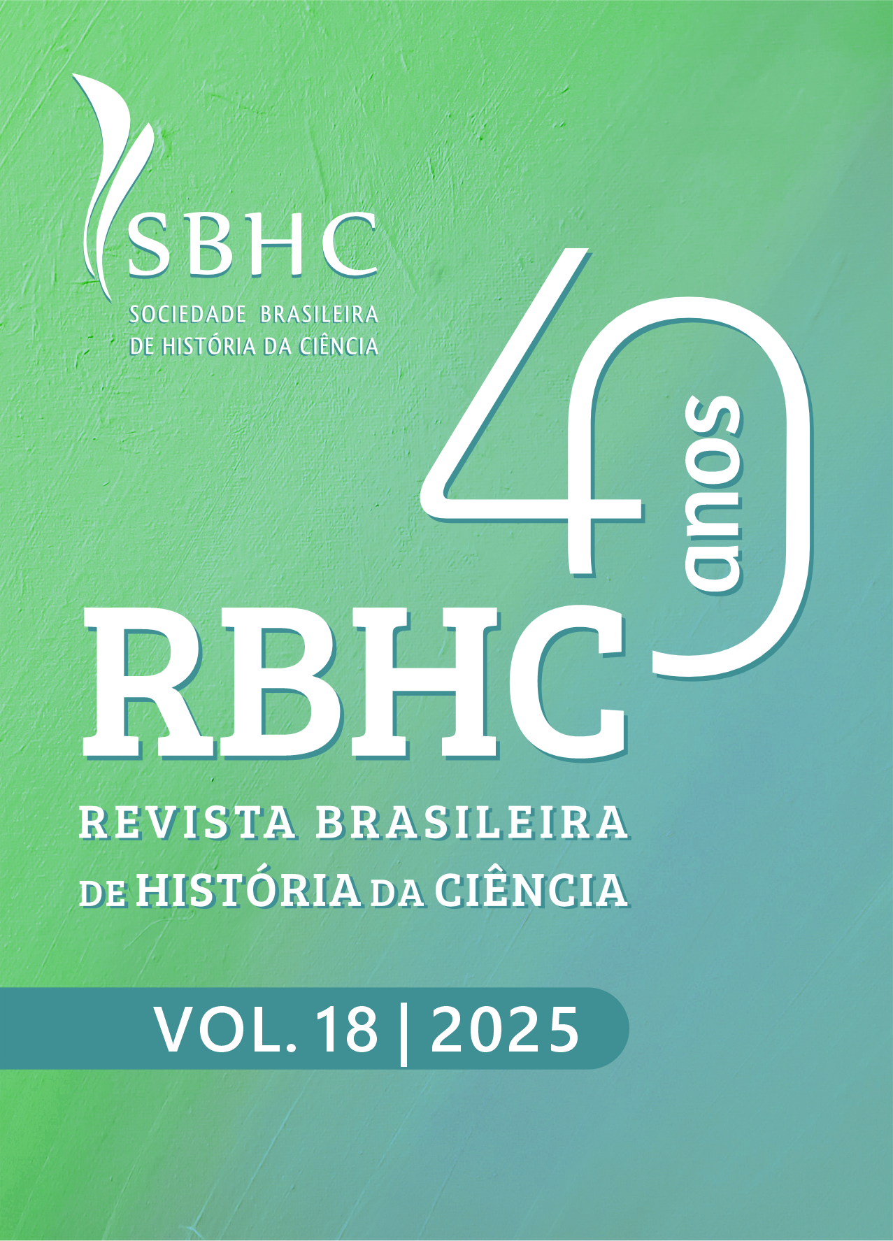  Revista Brasileira de História da Ciência,