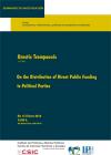 Seminarios CIP: "On the Distribution of Direct Public Funding to Political Parties"