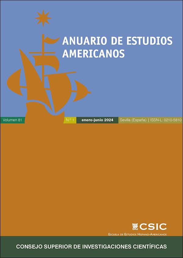 Disponible un nuevo número de la revista "Anuario de Estudios Americanos"