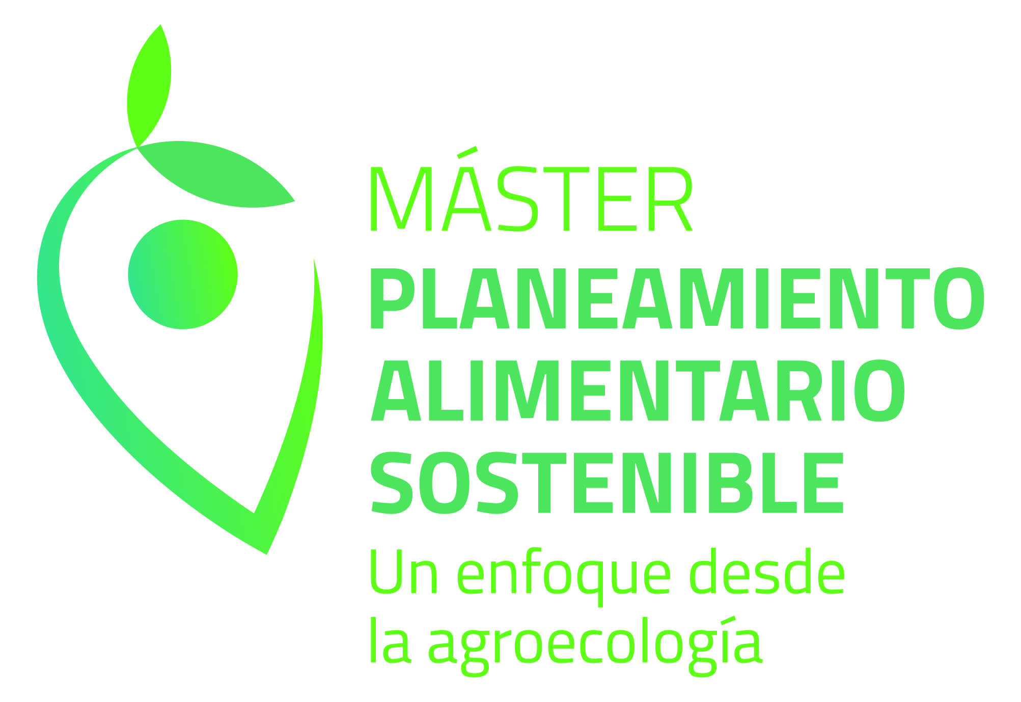 Logo del master alimentación y agroecología