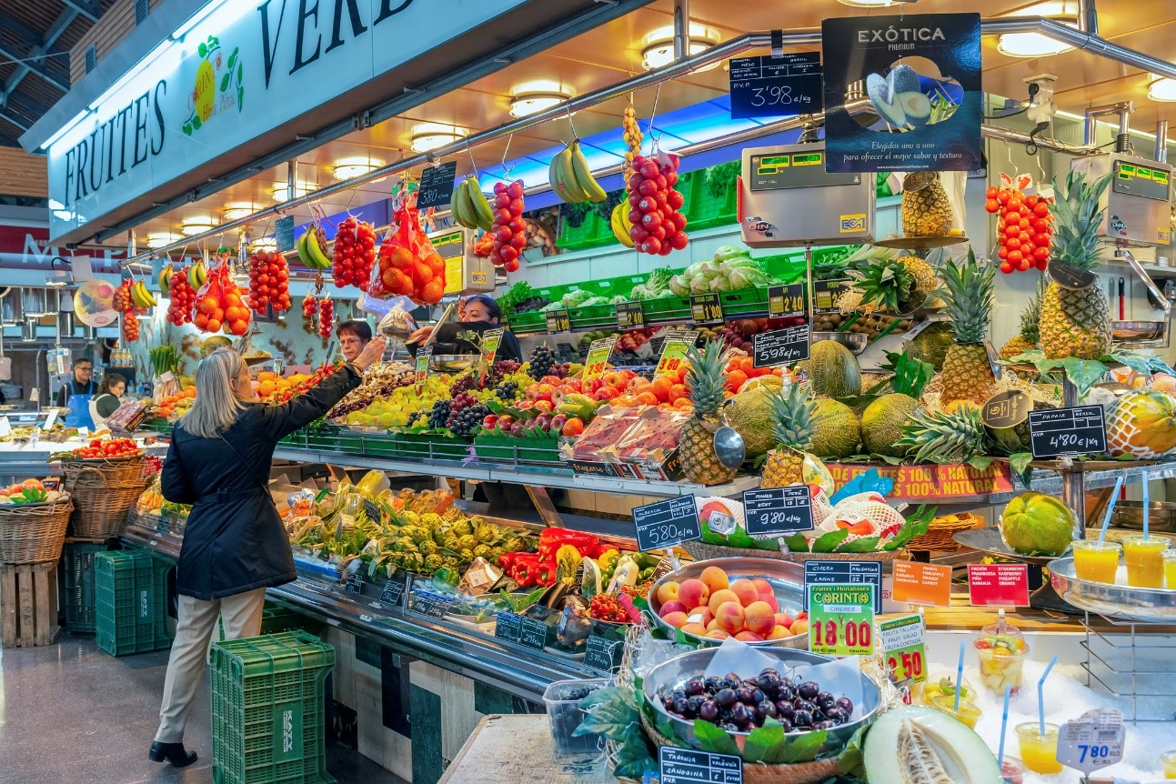 Mercat de la Concepció, en Barcelona. / Istock