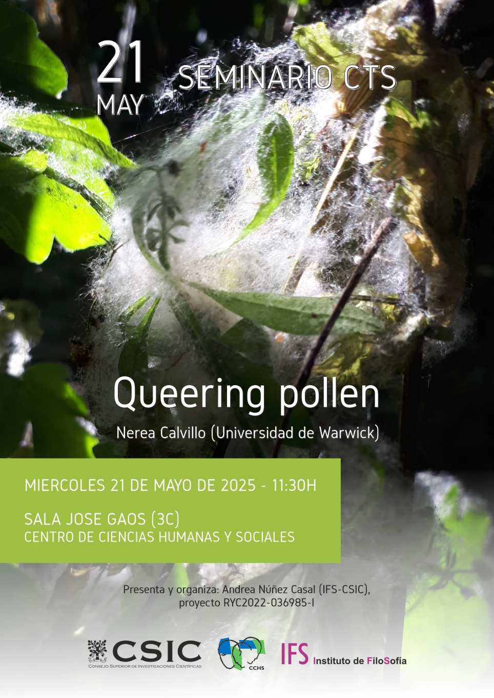 Seminario CTS: "Queering pollen"
