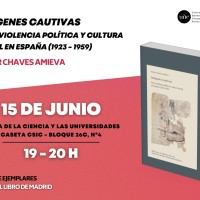 Óscar Chaves firmará su libro "Imágenes Cautivas. Arte, violencia política y cultura visual en España (1923-1959)", publicado por Editorial CSIC