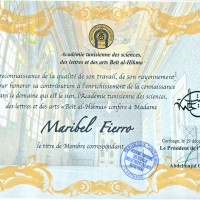 Maribel Fierro ha sido nombrada miembro correspondiente de la  Académie tunisienne, des sciences, des lettres et des arts Beït al-Hikma