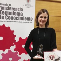 Idoia Murga Castro (IH) recibe el Premio de Transferencia de Tecnología y de Conocimiento de la Universidad Complutense de Madrid