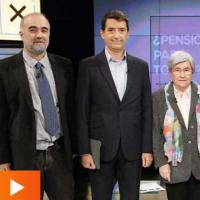 El investigador Julio Pérez Díaz (IEGD) interviene en un debate sobre pensiones en TVE
