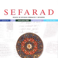 "SEFARAD. Revista de Estudios Hebraicos y Sefardíes" publica el Vol. 83, nº 1 de 2023