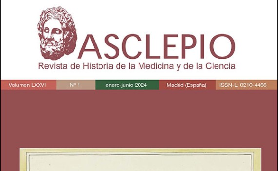 "Asclepio. Revista de Historia de la Medicina y de la Ciencia" publica el Vol. 76, Nº 1 de 2024