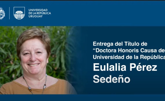 La filósofa Eulalia Pérez Sedeño, Doctora Honoris Causa por la Universidad de la República de Uruguay