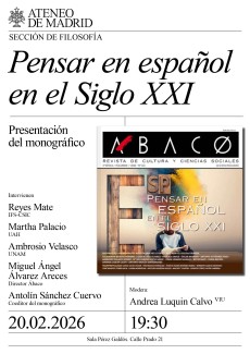 Presentación del monográfico «Pensar en español en el Siglo XXI»