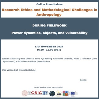 Research Ethics and Methodological Challenges in Anthropology. DURING FIELDWORK: Power dynamics, objects, and vulnerability