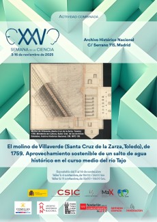 Molino de Villaverde (Santa Cruz de la Zarza, Toledo) 1759. Ministerio de Cultura, Subd. Gral. de los Archivos Estatales. Archivo Histórico Nacional, OM, MPD 155