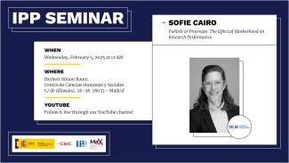 Cartel del seminario IPP con Sofie Cairo Cartel del seminario IPP con Sofie Cairo