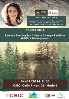 Conferencia: "Remote Sense for Climate Change Resilient Wildfire Management"