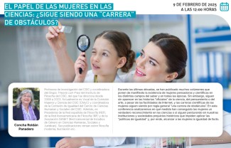 Conferencia "El papel de las mujeres en las ciencias: ¿sigue siendo una 'carrera' de obstáculos?"