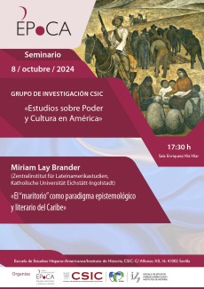 Seminario ÉPoCA: «El “maritorio” como paradigma epistemológico y literario del Caribe»