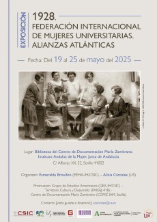 Exposición "1928. Federación Internacional de Mujeres Universitarias. Alianzas Atlánticas" Exposición "1928. Federación Internacional de Mujeres Universitarias. Alianzas Atlánticas"