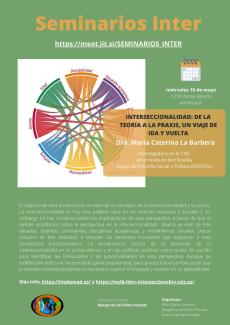 Seminario: "Interseccionalidad: de la teoría a la praxis, un viaje de ida y vuelta"