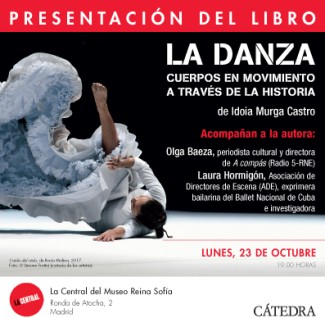 Presentación del libro "La danza. Cuerpos en movimiento a través de la Historia", de Idoia Murga Castro (IH) Presentación del libro "La danza. Cuerpos en movimiento a través de la Historia", de Idoia Murga Castro (IH)