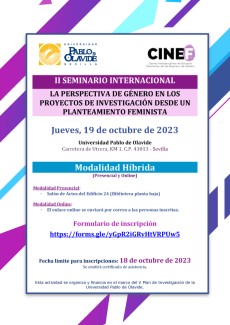 II Seminario Interncional "La perspectiva de género en los proyectos de investigación desde un planteamiento feminista"