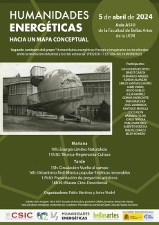 Seminario “Humanidades energéticas: hacia un mapa conceptual”