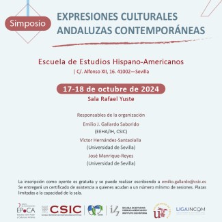 Simposio "Expresiones culturales andaluzas contemporáneas" Simposio "Expresiones culturales andaluzas contemporáneas"