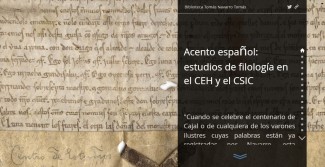 Acento español: estudios de filología en el CEH y el CSIC Acento español: estudios de filología en el CEH y el CSIC