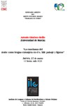 Cartel del seminario Seminario Abierto del Grupo de Estudios Árabes «Trabajos en curso»: "La enseñanza del árabe como lengua extranjera en el s XIII: paisaje y figuras”