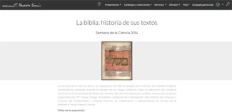 La biblia: historia de sus textos
