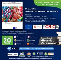 Cartel del evento Jornadas de Historia y Patrimonio: "El Caribe: Origen del mundo moderno"