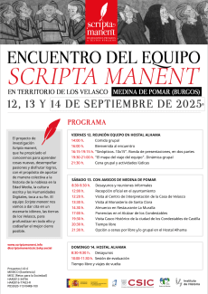 Encuentro del equipo Scripta manent en Medina de Pomar Encuentro del equipo Scripta manent en Medina de Pomar