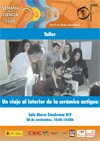 Semana de la Ciencia. Taller "Un viaje al interior de la cerámica"