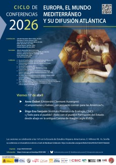 Ciclo de Conferencias 2026 «Europa, el mundo mediterráneo y su difusión atlántica»