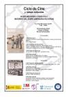 Cartel de los eventos Ciclo de Cine y mesas redondas "Bases militares y Coca-Cola. Imágenes del Sueño Americano en España"