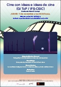 Cartel Seminario "Cine con ideas e ideas de cine"