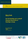 Cartel del seminario Seminario CIP: "Can the knowledge gap be reduced? Contextual determinants of knowledge in Europe"
