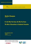 Seminarios CIP: "It's Not What You Know, But Who You Know: The Role of Connections in Academic Promotion"