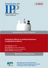 Seminario IPP: “Contextual effects on political behaviour: Longitudinal evidence”