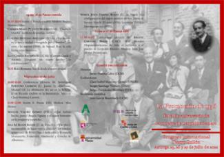 Congreso Internacional "La promoción del 36. En el 60 aniversario de la muerte de Leopoldo Panero"