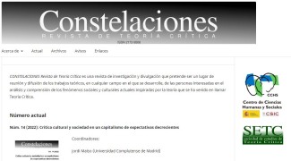 Constelaciones. Revista de Teoría Crítica Constelaciones. Revista de Teoría Crítica