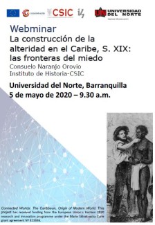 Webminar "La construcción de la alteridad en el Caribe, S. XIX: las fronteras del miedo"